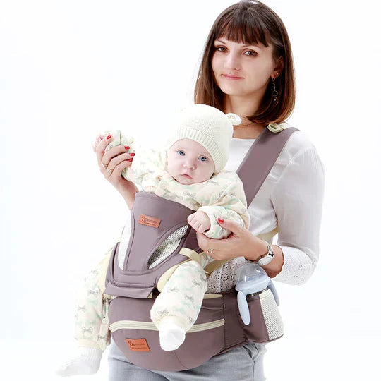 3-in-1 Ergonomische Draagzak met Afneembaar Beengebaseerd Platform