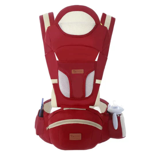 3-in-1 Ergonomische Draagzak met Afneembaar Beengebaseerd Platform