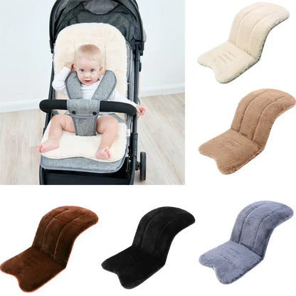 Universele Baby Kinderwagenmatras – Katoen met Imitatiebont