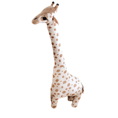 Staande Giraffe Knuffel in Scandinavische Stijl – Zacht Decoratief Speelgoed